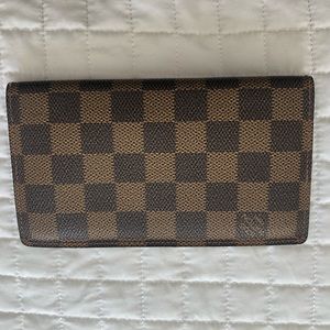 Authentic Louis Vuitton Damier Checkbook Holder